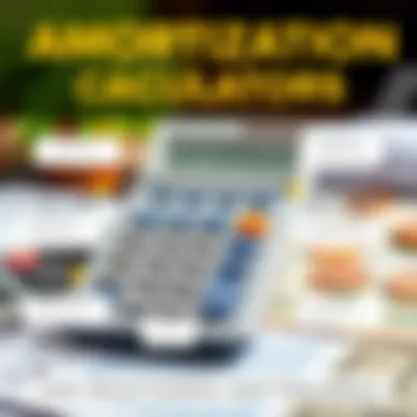 Diagram of how amortization calculators work