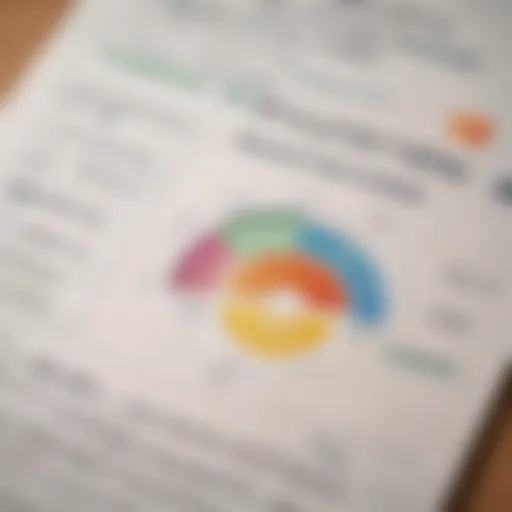 Visual representation of various types of credit reports
