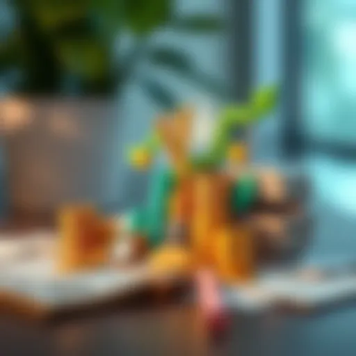 Conceptual visualization of financial assets