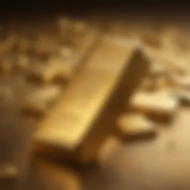 A gold bar symbolizing wealth and investment