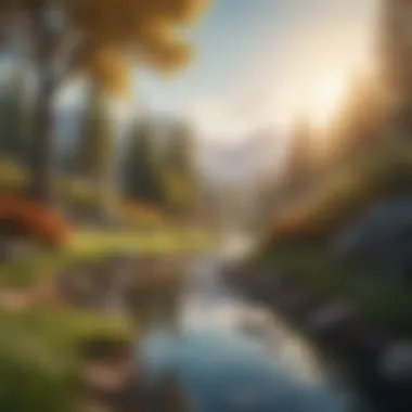 Personal Growth Journey A serene landscape symbolizing personal growth and exploration.
