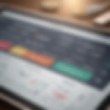Intuitive Accounting App Dashboard A visually appealing dashboard of an accounting app