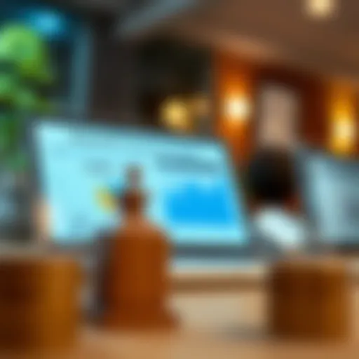 An illustration depicting a nonprofit financial analysis