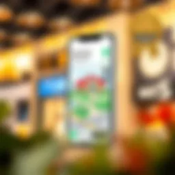 User interface of a top real estate app on iPhone