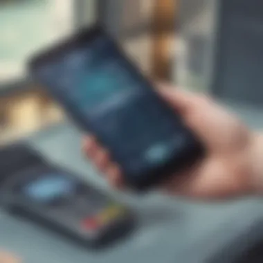 Graphical representation of technological advancements in mobile payments