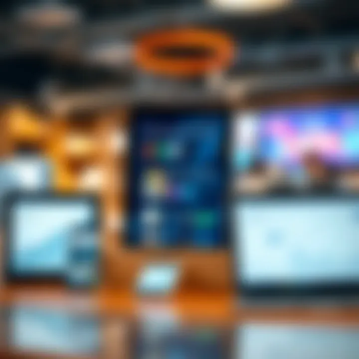 Digital products displayed on multiple devices.