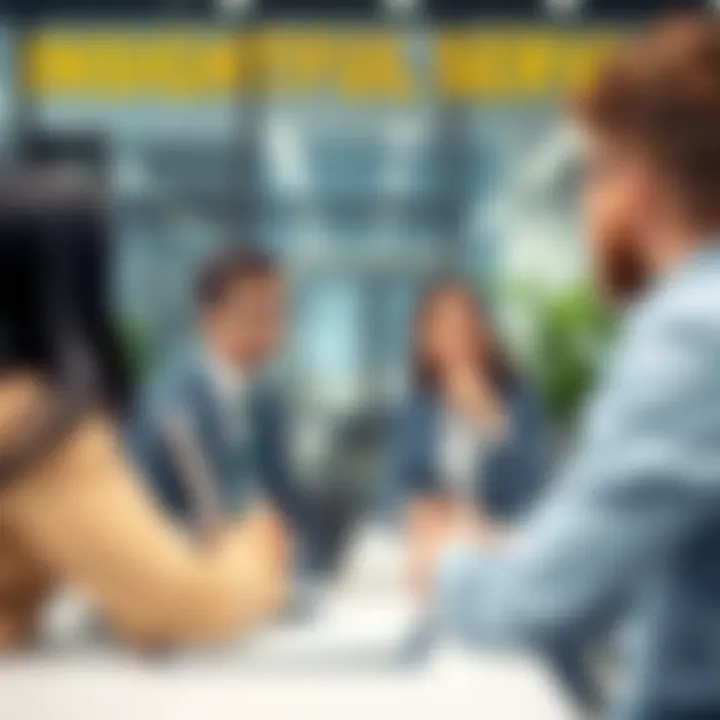 A consultation session highlighting service offerings.