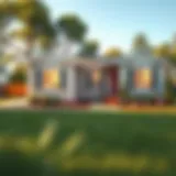 Modern manufactured home exterior