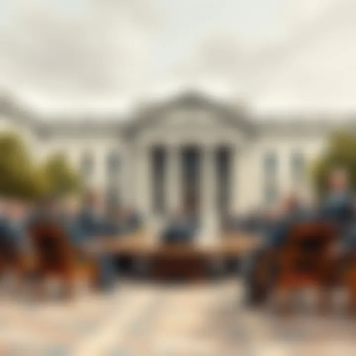 Historical depiction of the Federal Reserve's founding meeting