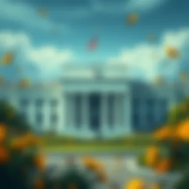 Illustration of the influence of monetary policy on the U.S. economy