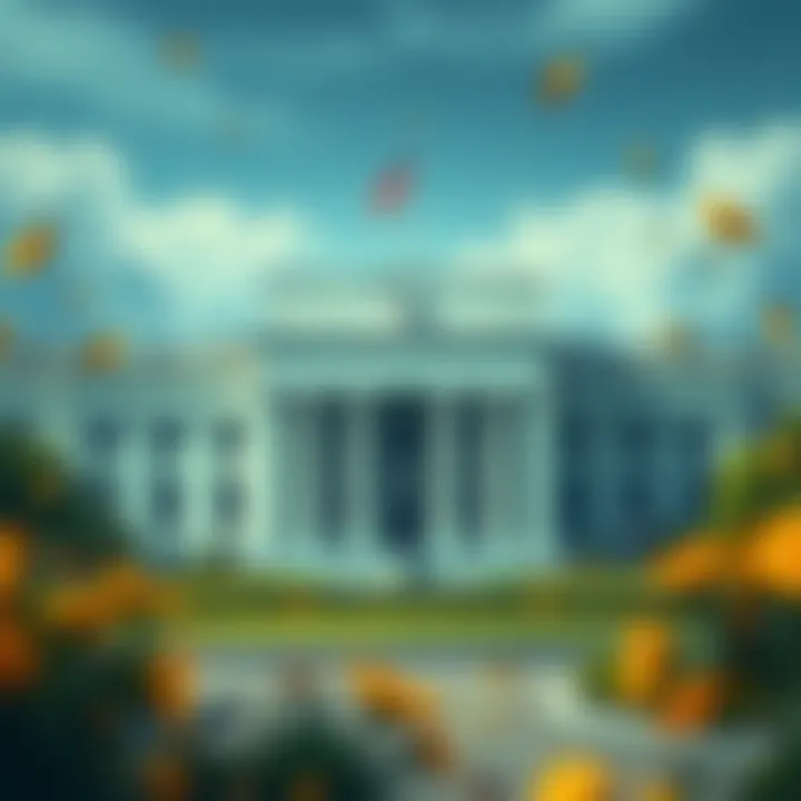 Illustration of the influence of monetary policy on the U.S. economy