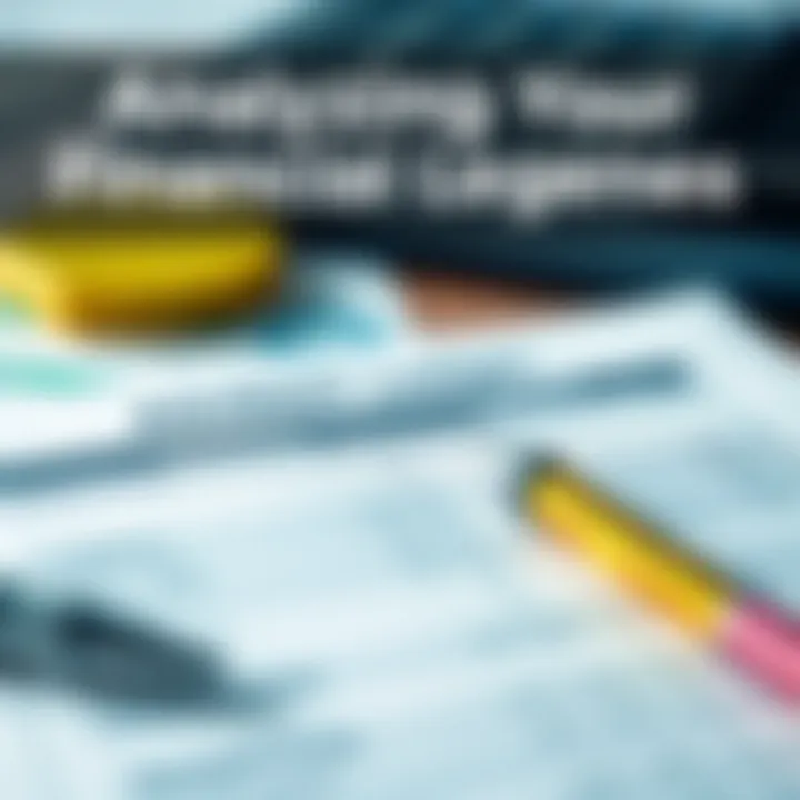 A detailed ledger showcasing assets and liabilities