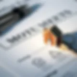 A close-up of a house key on a mortgage document