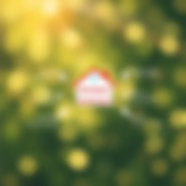 An illustration depicting refinancing benefits with arrows