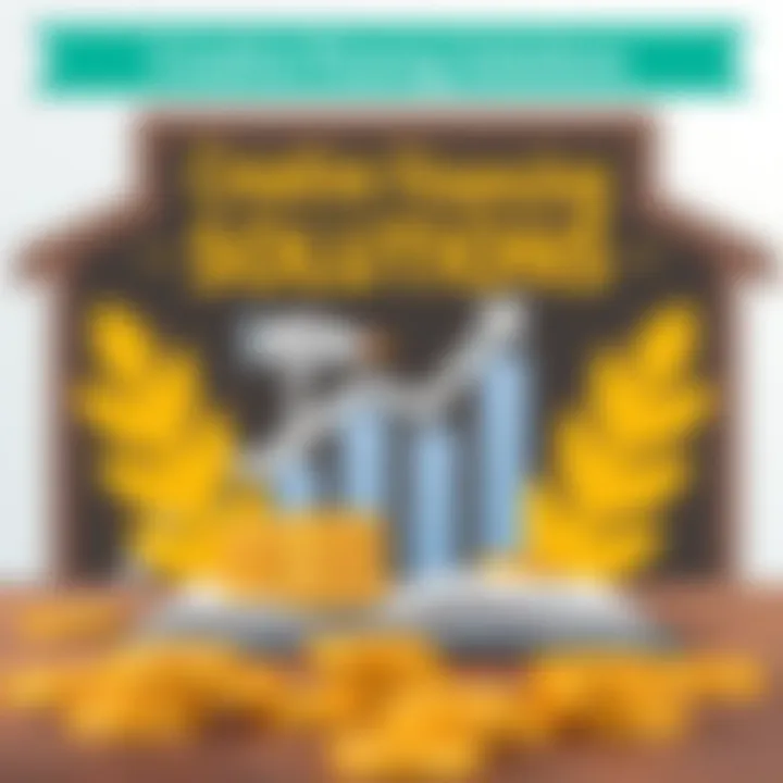 Creative financing solutions illustration