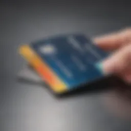 A credit card being cut in half to signify closure