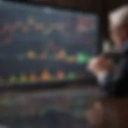 Warren Buffett analyzing stock performance