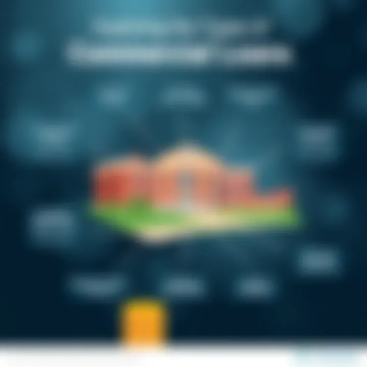 Visual representation of various types of commercial loans