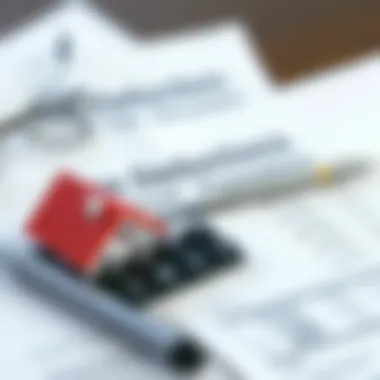 Tax documents and calculations related to rental properties