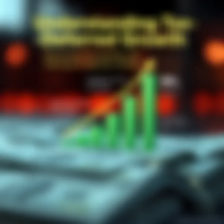 Understanding Tax-Deferred Growth Illustration of tax-deferred growth concept