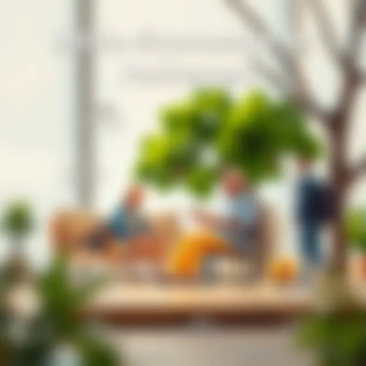 Visual representation of socio-economic factors affecting retirement