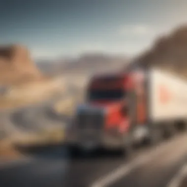 A visual representation of risk management strategies for truck drivers