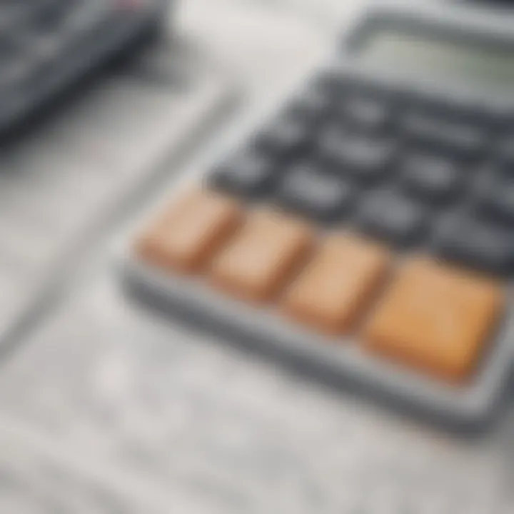 Calculator displaying IRR formula