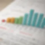 Graph showcasing median annual income trends over the years