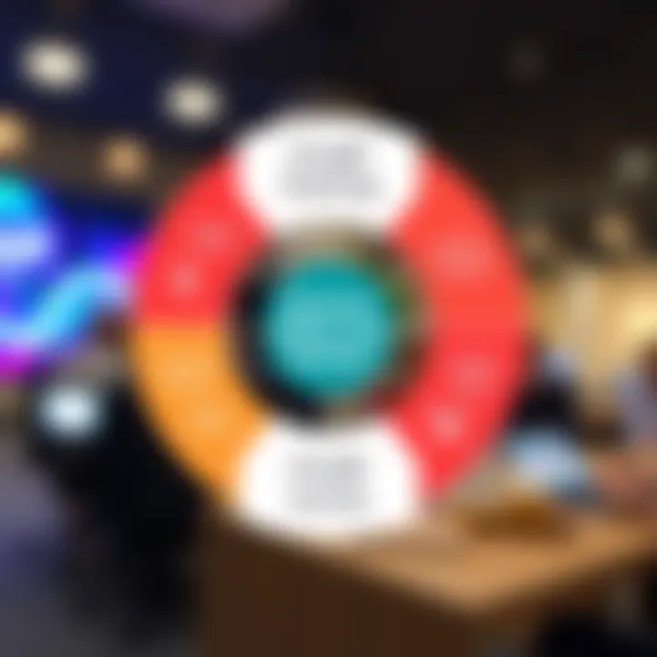 Diagram illustrating factors affecting credit scores