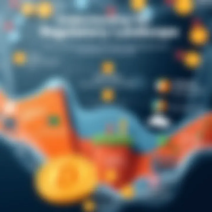 Infographic detailing the regulatory landscape for stablecoins