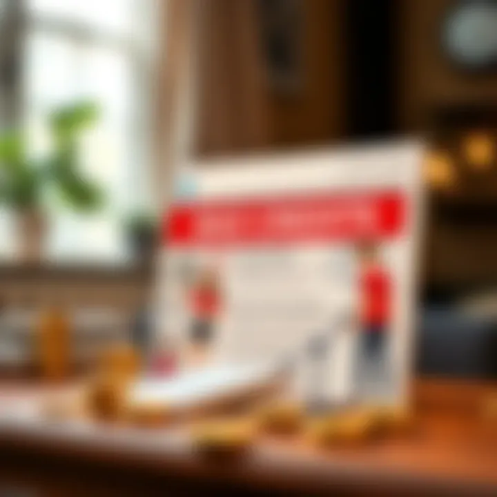 Visual representation of bad credit challenges